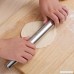 CHICHIC 15 3/4 Inch Professional Stainless Steel Rolling Pin French Dough Roller for Baking Smooth Metal & Tapered Design Best for Fondant Pie Crust Cookie Pastry and More - B07CNSD6VM